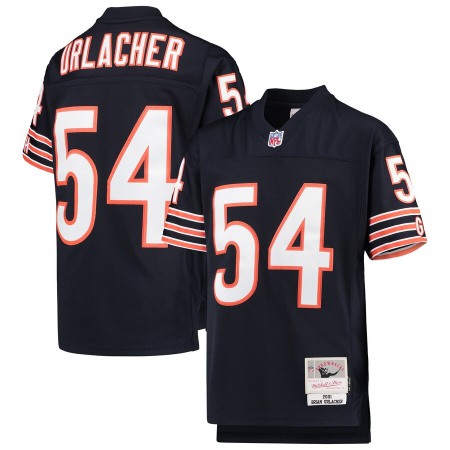 Youth Chicago Bears #54 Brian Urlacher Mitchell & Ness Navy 2001 Legacy Retired Player Jersey