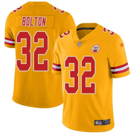 Nike Chiefs #32 Nick Bolton Gold Youth Stitched NFL Limited Inverted Legend Jersey