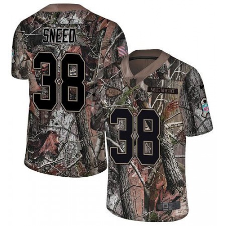 Nike Chiefs #38 L'Jarius Sneed Camo Youth Stitched NFL Limited Rush Realtree Jersey