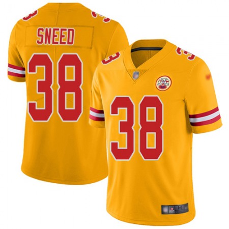 Nike Chiefs #38 L'Jarius Sneed Gold Youth Stitched NFL Limited Inverted Legend Jersey