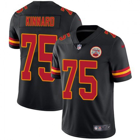 Nike Chiefs #75 Darian Kinnard Black Youth Stitched NFL Limited Rush Jersey