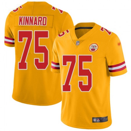 Nike Chiefs #75 Darian Kinnard Gold Youth Stitched NFL Limited Inverted Legend Jersey