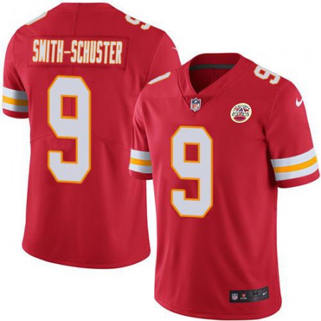 Nike Chiefs #9 JuJu Smith-Schuster Red Team Color Youth Stitched NFL Vapor Untouchable Limited Jersey