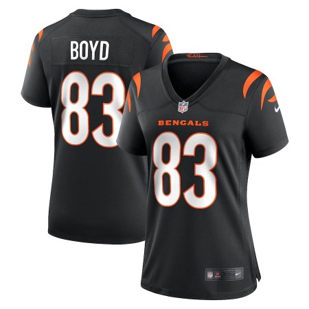 Cincinnati Bengals #83 Tyler Boyd Black Nike Women's Game Jersey