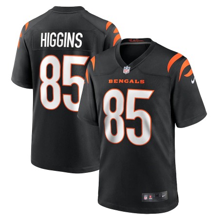 Cincinnati Bengals #85 Tee Higgins Black Youth Nike Game Jersey