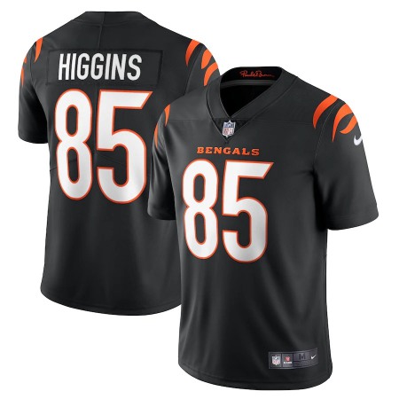 Cincinnati Bengals #85 Tee Higgins Black Youth Nike Vapor Limited Jersey