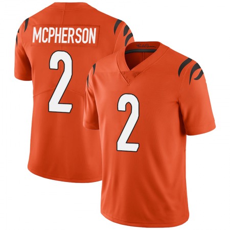 Cincinnati Bengals ##2 Evan McPherson Orange Youth Nike Alternate Vapor Limited Jersey