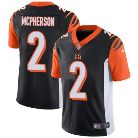 Nike Bengals #2 Evan McPherson Black Team Color Youth Stitched NFL Vapor Untouchable Limited Jersey
