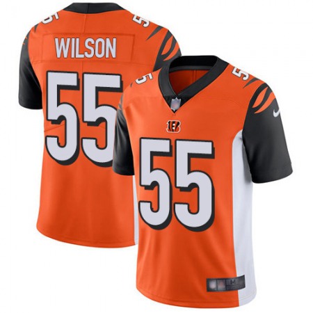 Nike Bengals #55 Logan Wilson Orange Alternate Youth Stitched NFL Vapor Untouchable Limited Jersey