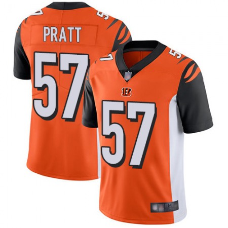 Nike Bengals #57 Germaine Pratt Orange Alternate Youth Stitched NFL Vapor Untouchable Limited Jersey