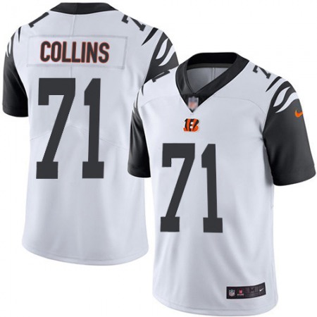 Nike Bengals #71 La'el Collins White Youth Stitched NFL Limited Rush Jersey