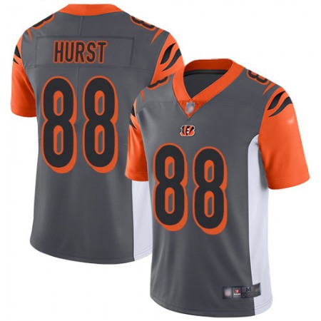 Nike Bengals #88 Hayden Hurst Silver Youth Stitched NFL Limited Inverted Legend Jersey