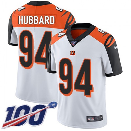Nike Bengals #94 Sam Hubbard White Youth Stitched NFL 100th Season Vapor Limited Jersey
