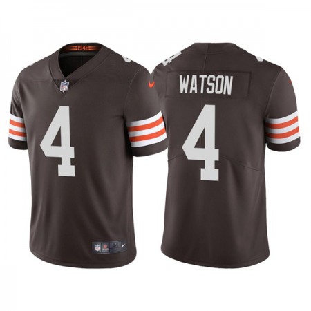 Cleveland Browns #4 Deshaun Watson Youth Nike Brown 2020 Vapor Limited Jersey