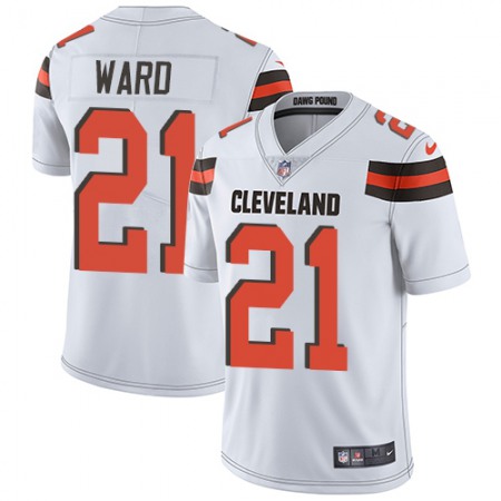 Nike Browns #21 Denzel Ward White Youth Stitched NFL Vapor Untouchable Limited Jersey