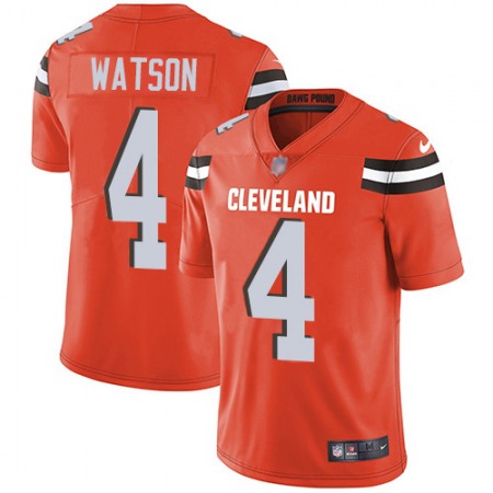Nike Browns #4 Deshaun Watson Orange Alternate Youth Stitched NFL Vapor Untouchable Limited Jersey