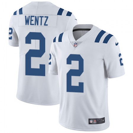 Indianapolis Colts #2 Carson Wentz White Youth Stitched NFL Vapor Untouchable Limited Jersey