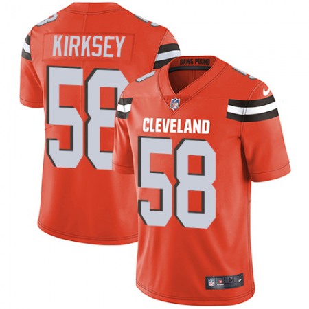 Nike Browns #58 Christian Kirksey Orange Alternate Youth Stitched NFL Vapor Untouchable Limited Jersey