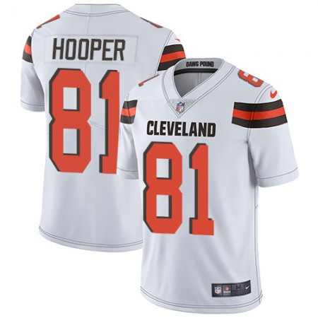 Nike Browns #81 Austin Hooper White Youth Stitched NFL Vapor Untouchable Limited Jersey