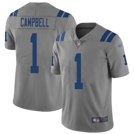 Nike Colts #1 Parris Campbell Gray Youth Stitched NFL Limited Inverted Legend Jersey