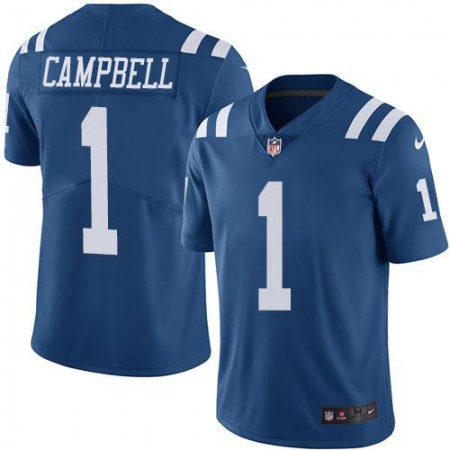 Nike Colts #1 Parris Campbell Royal Blue Youth Stitched NFL Limited Rush Jersey