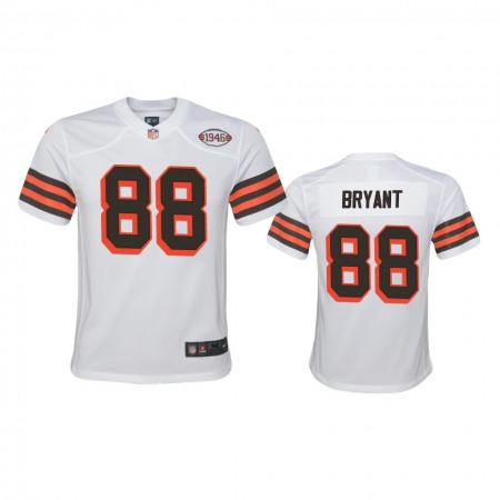 Youth Browns #88 Harrison Bryant Nike 1946 Collection Alternate Game Limited NFL Jersey - White