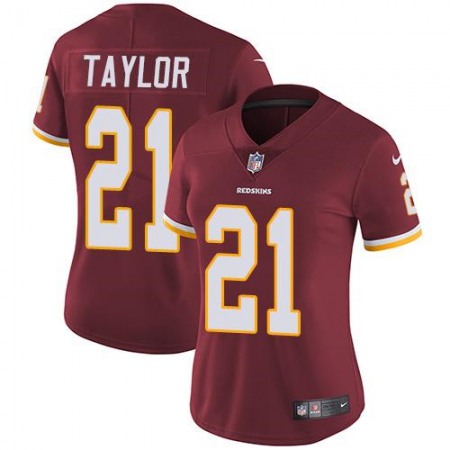 Nike Commanders #21 Sean Taylor Burgundy Red Team Color Women's Stitched NFL Vapor Untouchable Limited Jersey
