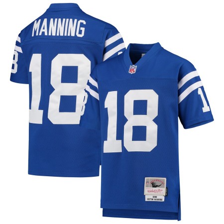 Youth Indianapolis Colts #18 Peyton Manning Mitchell & Ness Royal 1998 Legacy Retired Player Jersey