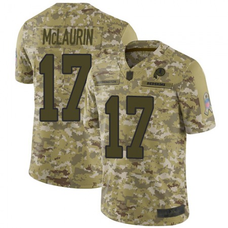 Nike Commanders #17 Terry McLaurin Camo Youth Stitched NFL Limited 2018 Salute to Service Jersey