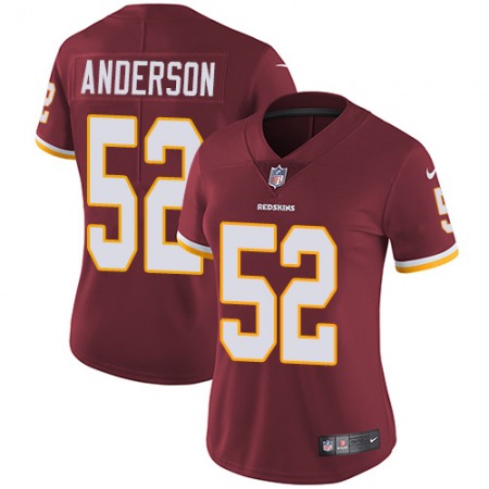 Nike Commanders #52 Ryan Anderson Burgundy Red Team Color Women's Stitched NFL Vapor Untouchable Limited Jersey
