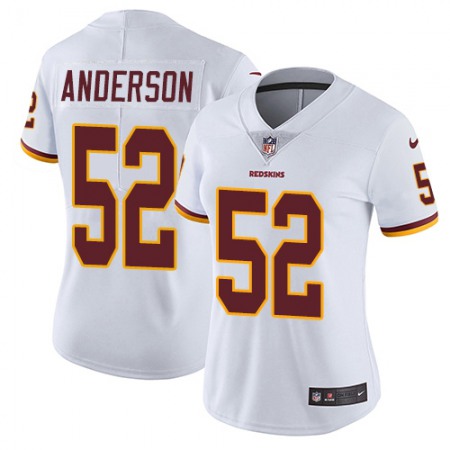 Nike Commanders #52 Ryan Anderson White Women's Stitched NFL Vapor Untouchable Limited Jersey