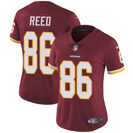 Nike Commanders #86 Jordan Reed Burgundy Red Team Color Women's Stitched NFL Vapor Untouchable Limited Jersey