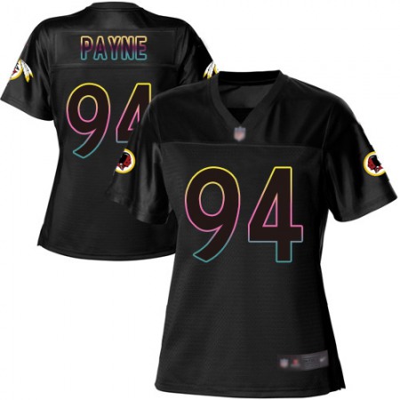 Nike Commanders #94 Da'Ron Payne Black Women's NFL Fashion Game Jersey