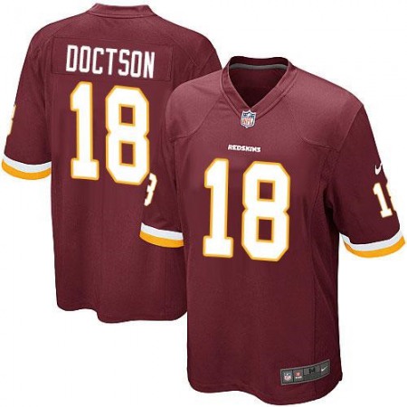 Nike Commanders #18 Josh Doctson Burgundy Red Team Color Youth Stitched NFL Elite Jersey