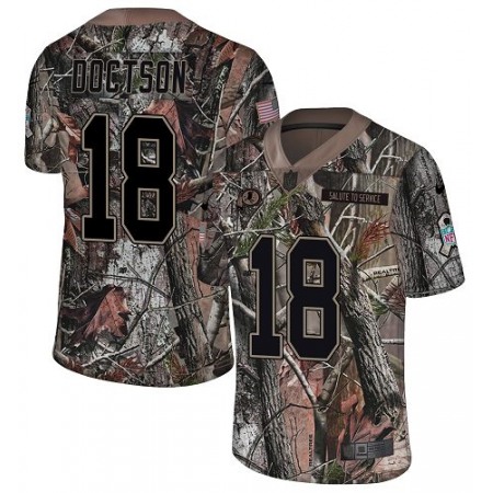 Nike Commanders #18 Josh Doctson Camo Youth Stitched NFL Limited Rush Realtree Jersey