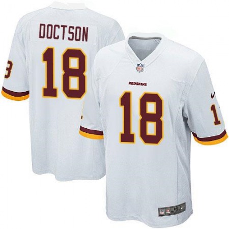 Nike Commanders #18 Josh Doctson White Youth Stitched NFL Elite Jersey