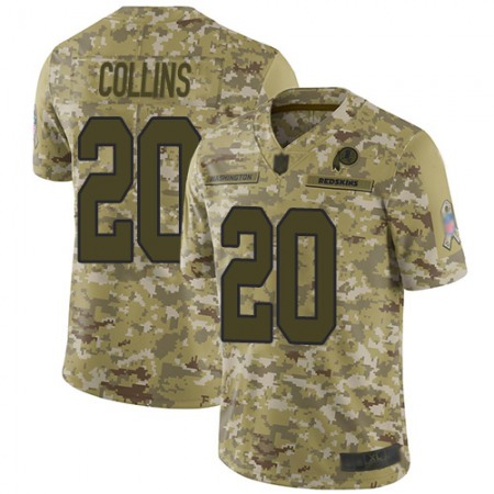 Nike Commanders #20 Landon Collins Camo Youth Stitched NFL Limited 2018 Salute to Service Jersey