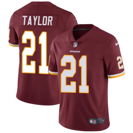 Nike Commanders #21 Sean Taylor Burgundy Red Team Color Youth Stitched NFL Vapor Untouchable Limited Jersey