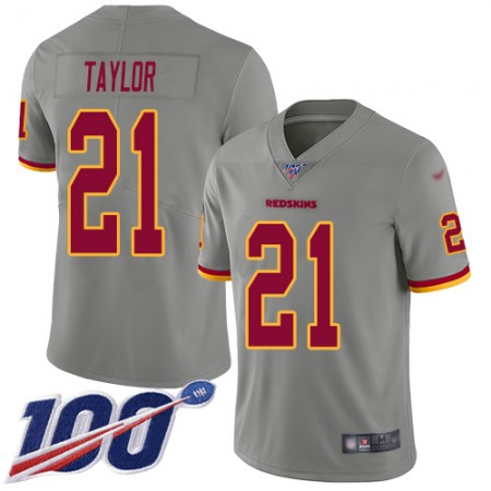 Nike Commanders #21 Sean Taylor Gray Youth Stitched NFL Limited Inverted Legend 100th Season Jersey