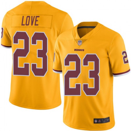 Nike Commanders #23 Bryce Love Gold Youth Stitched NFL Limited Rush Jersey