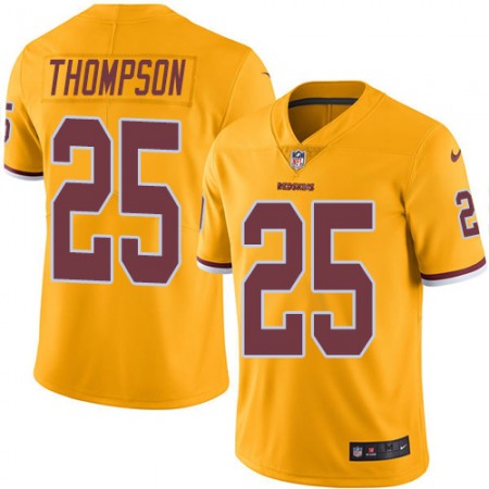 Nike Commanders #25 Chris Thompson Gold Youth Stitched NFL Limited Rush Jersey
