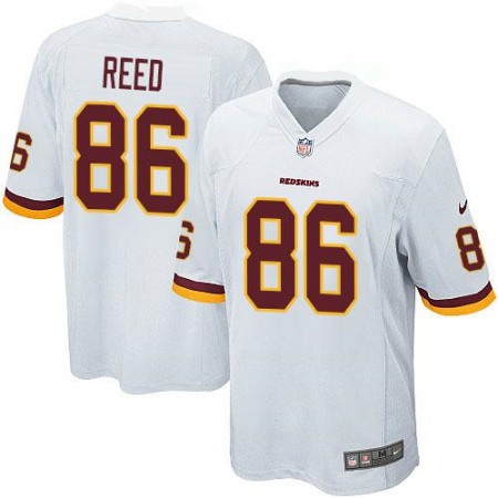 Nike Commanders #86 Jordan Reed White Youth Stitched NFL Elite Jersey