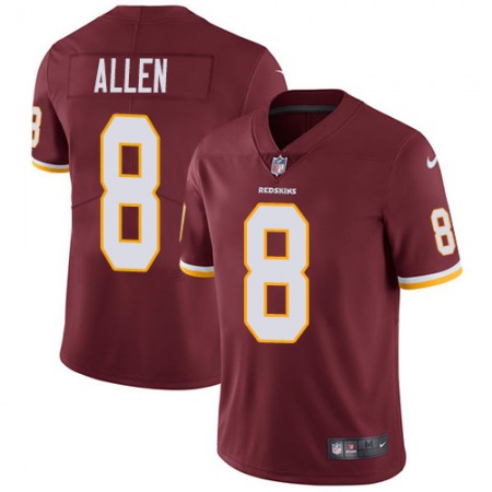 Nike Commanders #8 Kyle Allen Burgundy Red Team Color Youth Stitched NFL Vapor Untouchable Limited Jersey