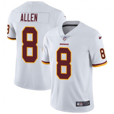 Nike Commanders #8 Kyle Allen White Youth Stitched NFL Vapor Untouchable Limited Jersey