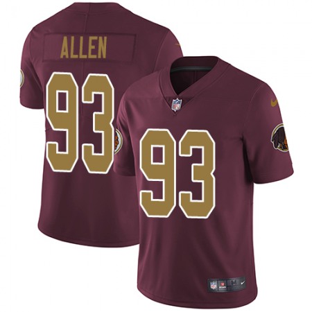 Nike Commanders #93 Jonathan Allen Burgundy Red Alternate Youth Stitched NFL Vapor Untouchable Limited Jersey