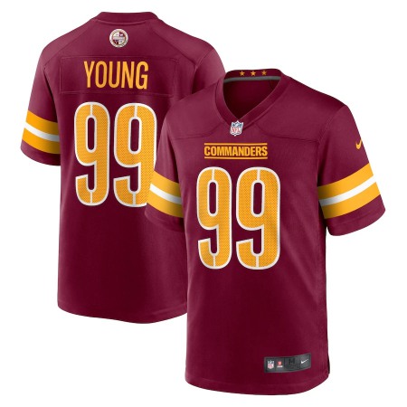 Washington Commanders #99 Chase Young Burgundy Youth Nike Game Jersey