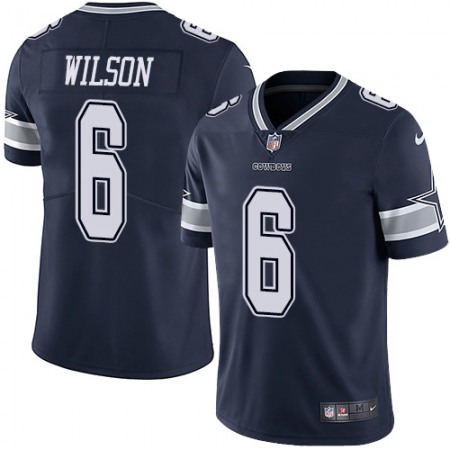 Nike Cowboys #6 Donovan Wilson Navy Blue Team Color Youth Stitched NFL Vapor Untouchable Limited Jersey