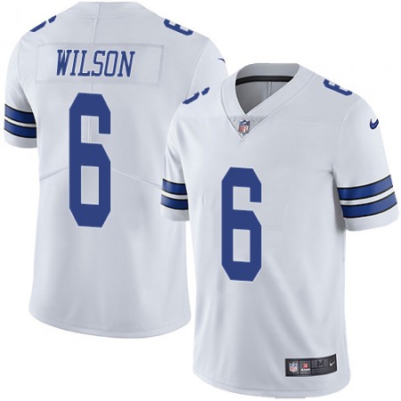 Nike Cowboys #6 Donovan Wilson White Youth Stitched NFL Vapor Untouchable Limited Jersey