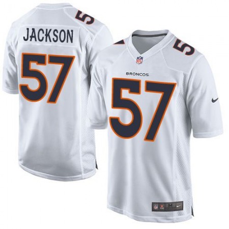Nike Broncos #57 Tom Jackson White Youth Stitched NFL Game Event Jersey
