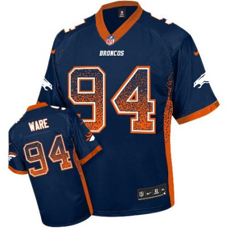 Nike Broncos #94 DeMarcus Ware Blue Alternate Youth Stitched NFL Elite Drift Fashion Jersey